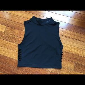 Nike Pro High Neck Crop Top